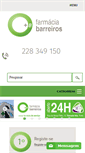 Mobile Screenshot of farmaciabarreiros.com